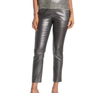 Walter Baker Gray Baxter Metallic Print Pants Size 0 NWOT